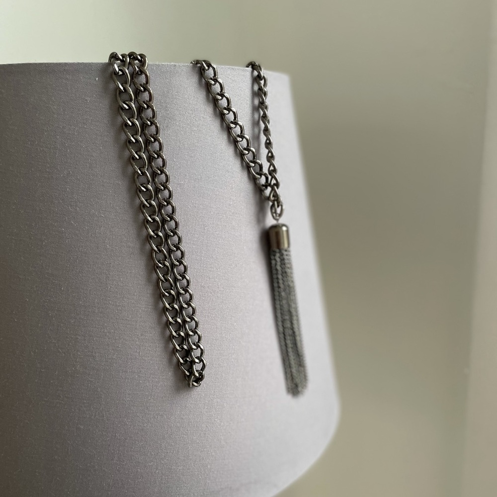 Banana Republic Metal Tassel Necklace